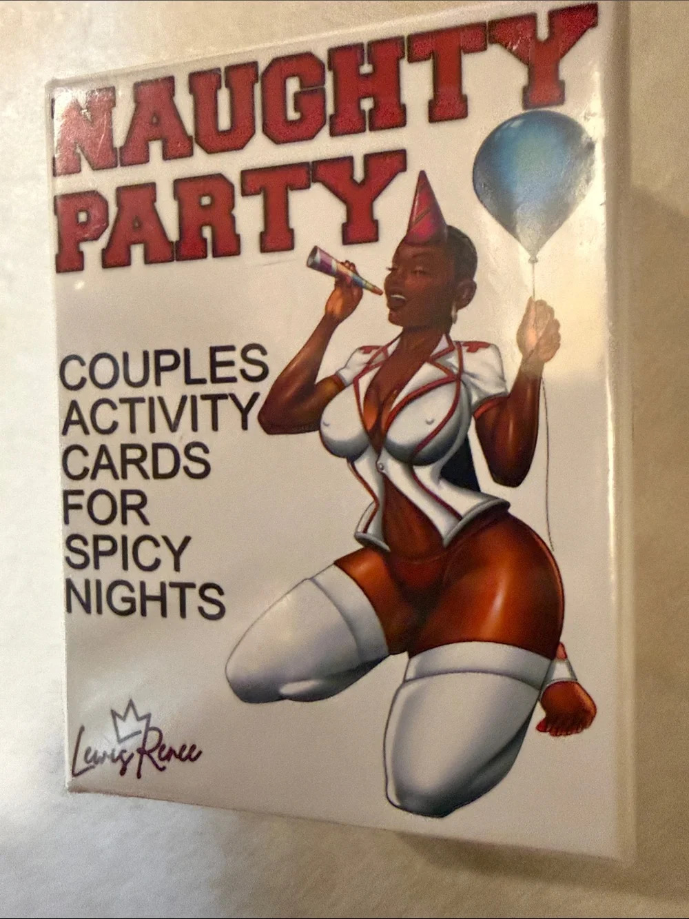 Couples Activity Cards - White & Red
